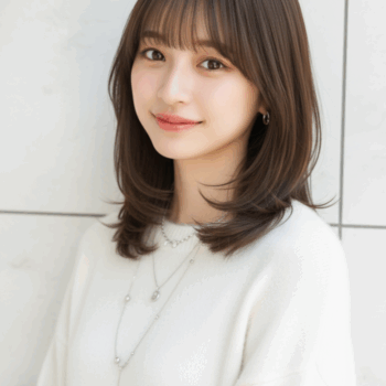 ミディアムヘア0053