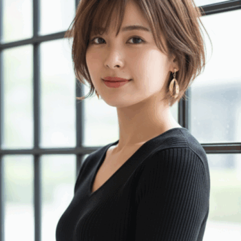 ショートヘア0084