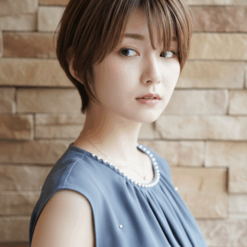 ショートヘア0089