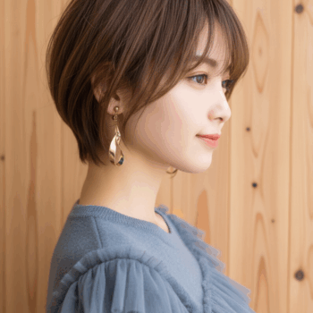 ショートヘア0100